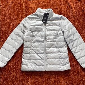 Women's Light Grey Down Jacket